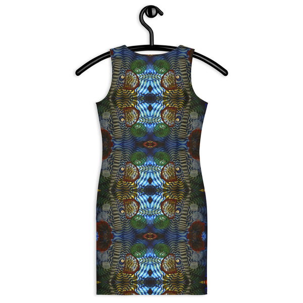 Bodycon dress in eye colors