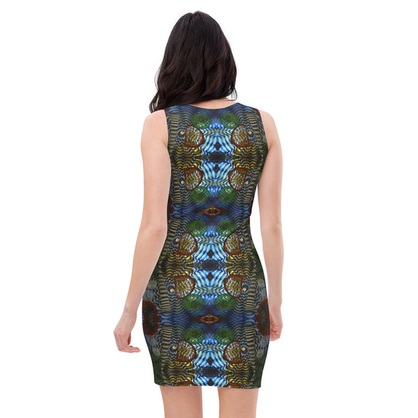 Bodycon dress in eye colors