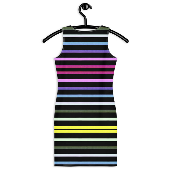 Bodycon dress in eye colors