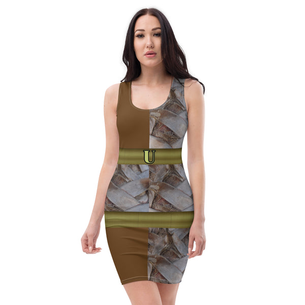 Bodycon dress in eye colors