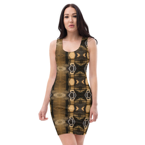 Bodycon dress in eye colors