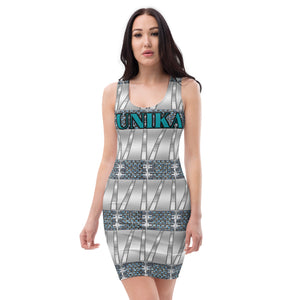 Bodycon dress in eye colors