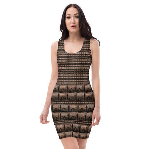 Bodycon dress in eye colors