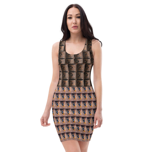 Bodycon dress in eye colors