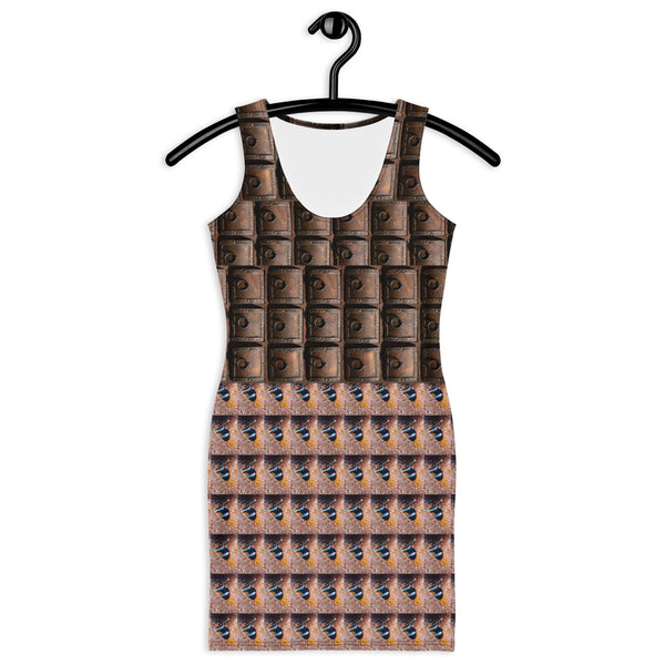 Bodycon dress in eye colors