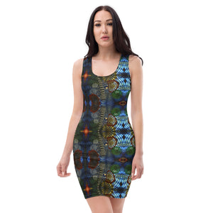 Bodycon dress in eye colors