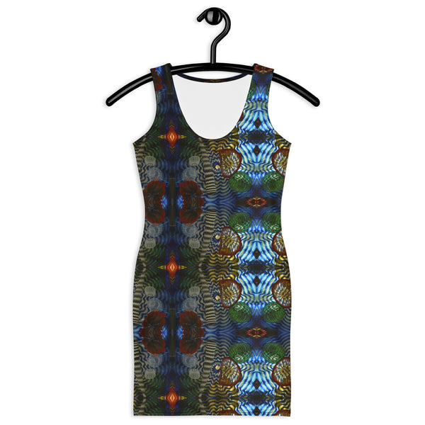 Bodycon dress in eye colors