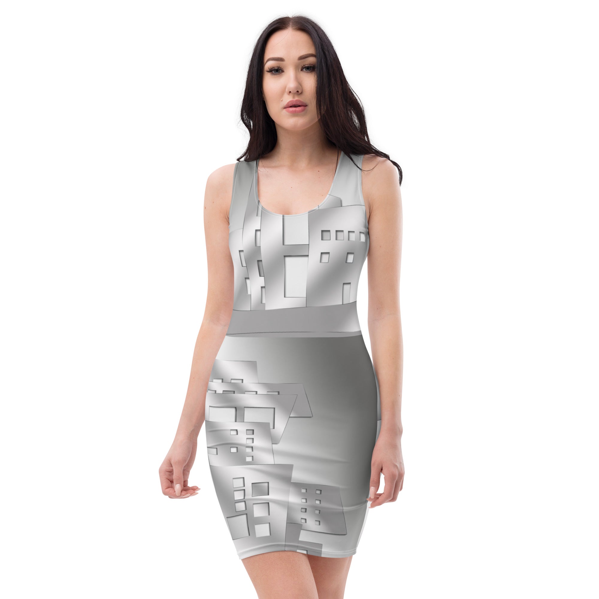 Bodycon dress in eye colors