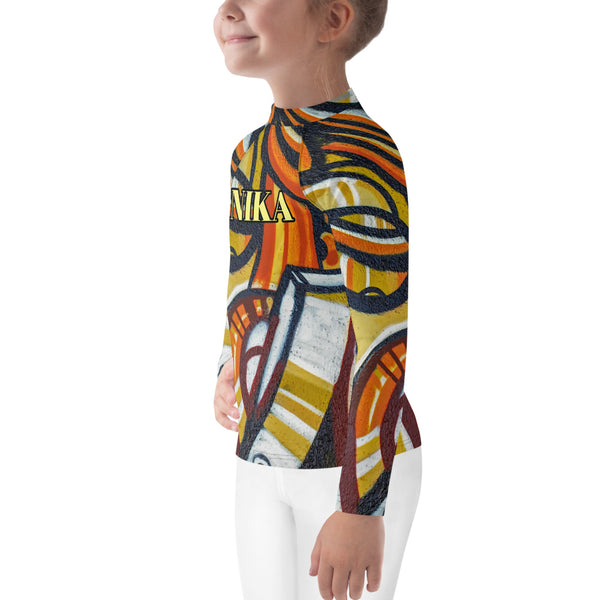 Kids Rash Guard in Eye Colors