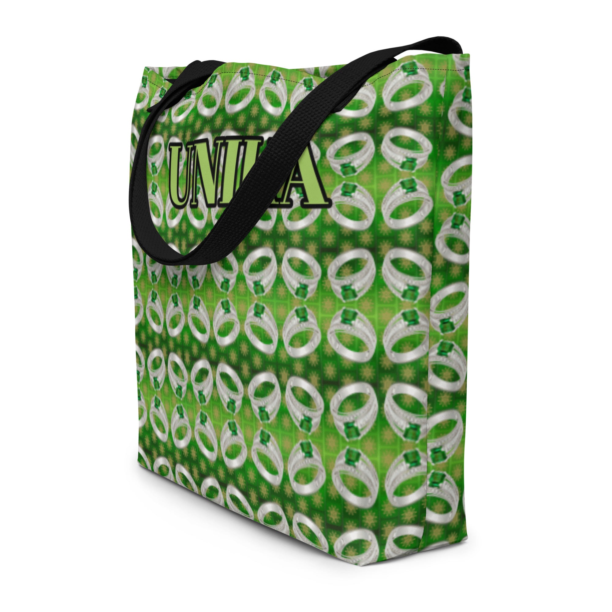 All-Over Print Large Tote Bag In Eye Colors