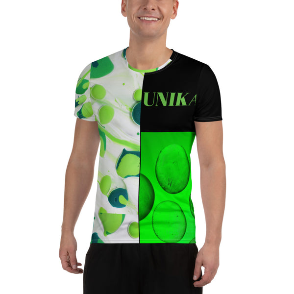 All-Over Print Men's Athletic T-shirt in Eye Colors