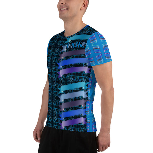 All-Over Print Men's Athletic T-shirt in Eye Colors