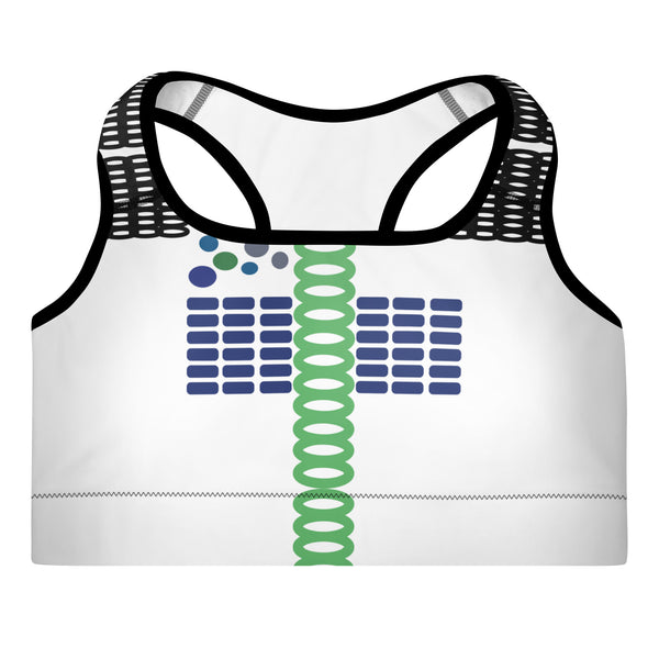 Padded Sports Bra in Eye Colors