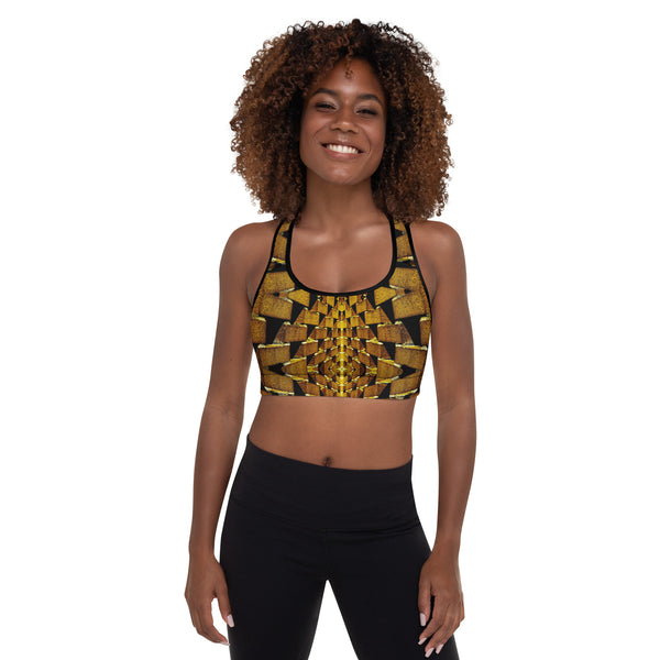 Padded Sports Bra in Eye Colors