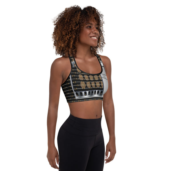 Padded Sports Bra in Eye Colors