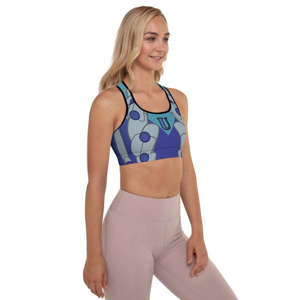 Padded Sports Bra in Eye Colors