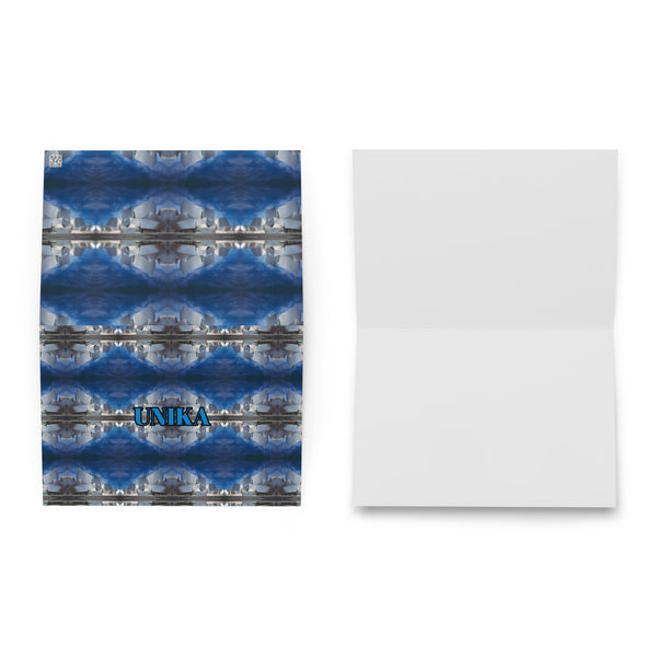 Greeting card in eye colors