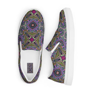 Men’s slip-on canvas shoes in eye colors