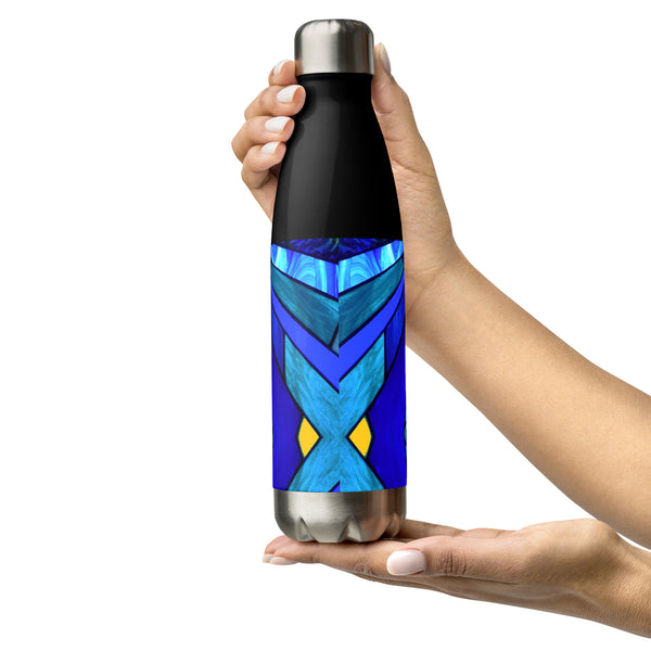 Stainless steel water bottle in eye colors