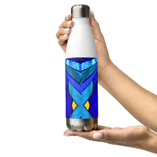 Stainless steel water bottle in eye colors