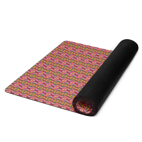 Yoga mat in eye colors